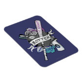 Suicide Squad | Harley Quinn "Rotten" Tattoo Art Magneet (Rechterzijde)