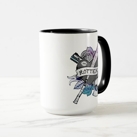 Suicide Squad | Harley Quinn "Rotten" Tattoo Art Mok (Voorkant rechts)