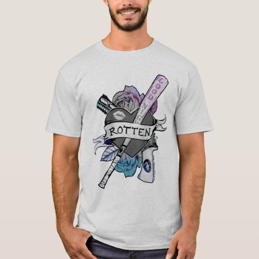 Suicide Squad | Harley Quinn "Rotten" Tattoo Art T-shirt (Voorkant)