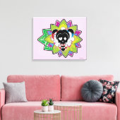 Suicide Squad | Harley Quinn Skull Tattoo Art Canvas Afdruk (Insitu (Woonkamer))