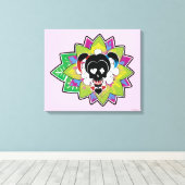 Suicide Squad | Harley Quinn Skull Tattoo Art Canvas Afdruk (Insitu (Houten vloer))
