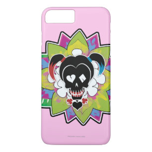 Suicide Squad   Harley Quinn Skull Tattoo Art iPhone 8/7 Plus Hoesje