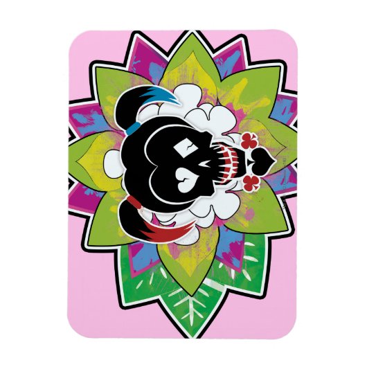 Suicide Squad | Harley Quinn Skull Tattoo Art Magneet (Verticaal)