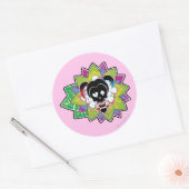 Suicide Squad | Harley Quinn Skull Tattoo Art Ronde Sticker (Envelop)