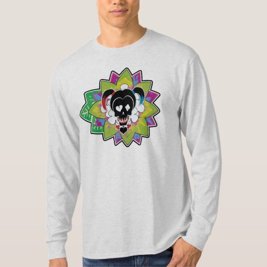 Suicide Squad | Harley Quinn Skull Tattoo Art T-shirt (Voorkant)