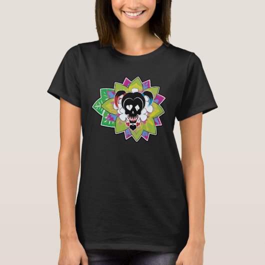 Suicide Squad | Harley Quinn Skull Tattoo Art T-shirt (Voorkant)