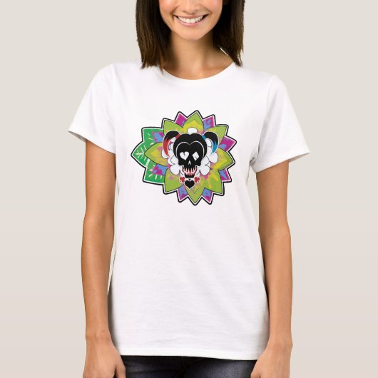 Suicide Squad | Harley Quinn Skull Tattoo Art T-shirt (Voorkant)