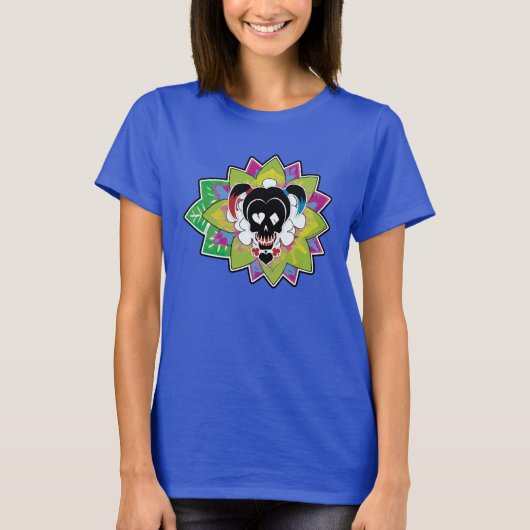 Suicide Squad | Harley Quinn Skull Tattoo Art T-shirt (Voorkant)