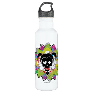 Suicide Squad Harley Quinn Skull Tattoo Art Waterfles