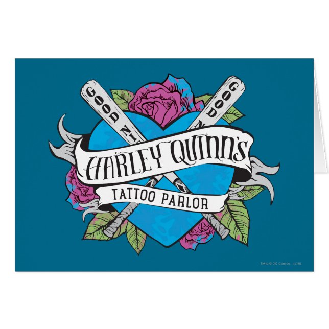 Suicide Squad | Harley Quinn's Tattoo Parlor Heart (Voorkant Horizontaal)