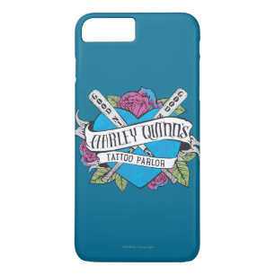 Suicide Squad Harley Quinn's Tattoo Parlor Heart iPhone 8/7 Plus Hoesje