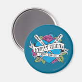 Suicide Squad | Harley Quinn's Tattoo Parlor Heart Magneet (Voorkant / Achterkant)