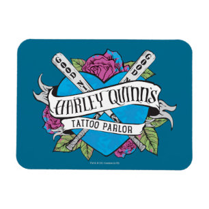 Suicide Squad Harley Quinn's Tattoo Parlor Heart Magneet