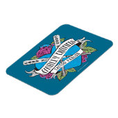 Suicide Squad | Harley Quinn's Tattoo Parlor Heart Magneet (Linkerzijde)