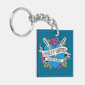 Suicide Squad | Harley Quinn's Tattoo Parlor Heart Sleutelhanger (Voorkant Links)