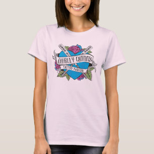 Suicide Squad Harley Quinn's Tattoo Parlor Heart T-shirt