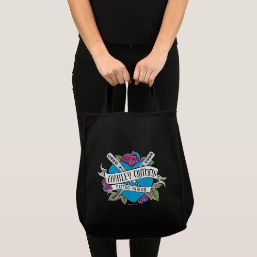 Suicide Squad | Harley Quinn's Tattoo Parlor Heart Tote Bag (Voorkant (product))