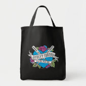 Suicide Squad | Harley Quinn's Tattoo Parlor Heart Tote Bag (Voorkant)