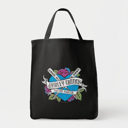 Suicide Squad | Harley Quinn's Tattoo Parlor Heart Tote Bag (Voorkant)