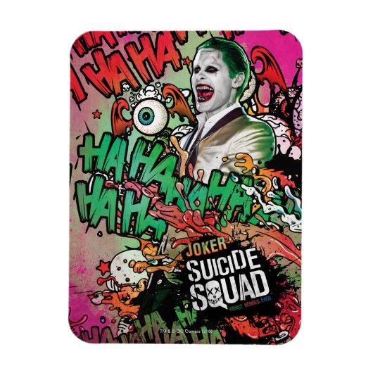 Suicide Squad | Joker Character Graffiti Magneet (Verticaal)