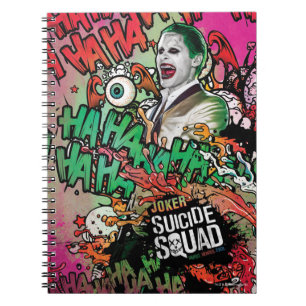 Suicide Squad   Joker Character Graffiti Notitieboek