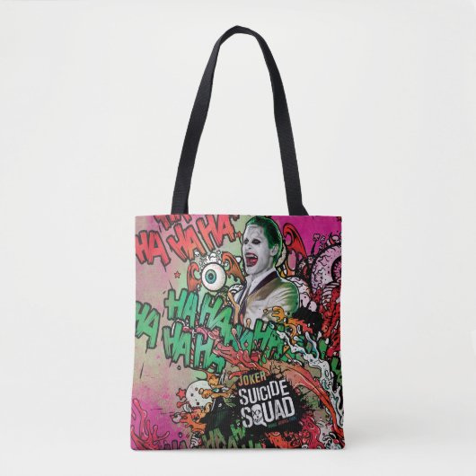Suicide Squad | Joker Character Graffiti Tote Bag (Voorkant)