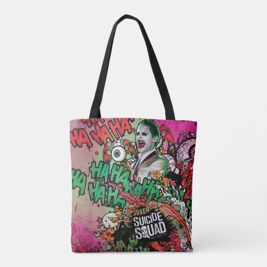 Suicide Squad | Joker Character Graffiti Tote Bag (Achterkant)