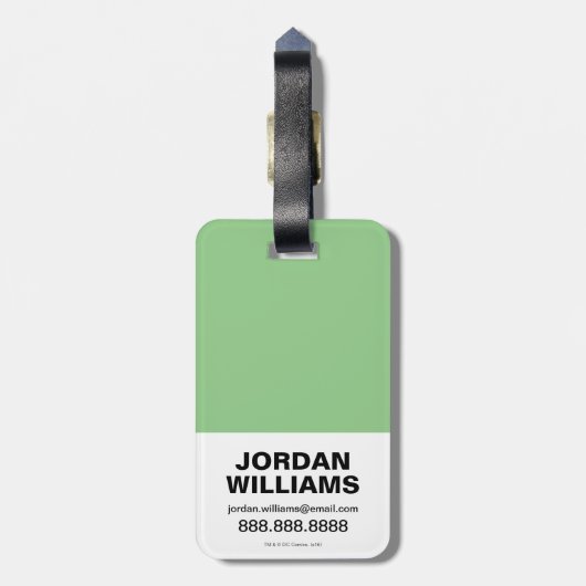 Suicide Squad | Joker Emoji Pattern Bagagelabel (Achterkant verticaal)