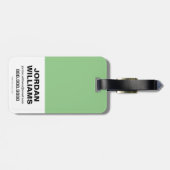 Suicide Squad | Joker Emoji Pattern Bagagelabel (Achterkant horizontaal)