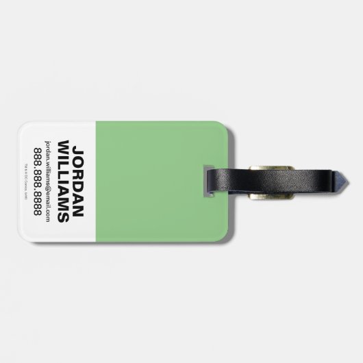 Suicide Squad | Joker Emoji Pattern Bagagelabel (Achterkant horizontaal)