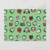 Suicide Squad | Joker Emoji Pattern Briefkaart (Voorkant)