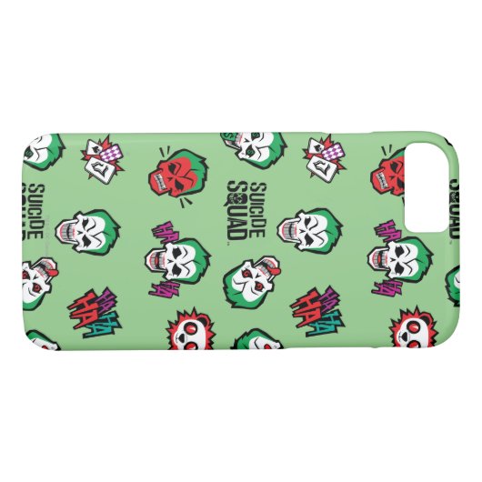 Suicide Squad | Joker Emoji Pattern Case-Mate iPhone Case (Achterkant (Horizontaal))