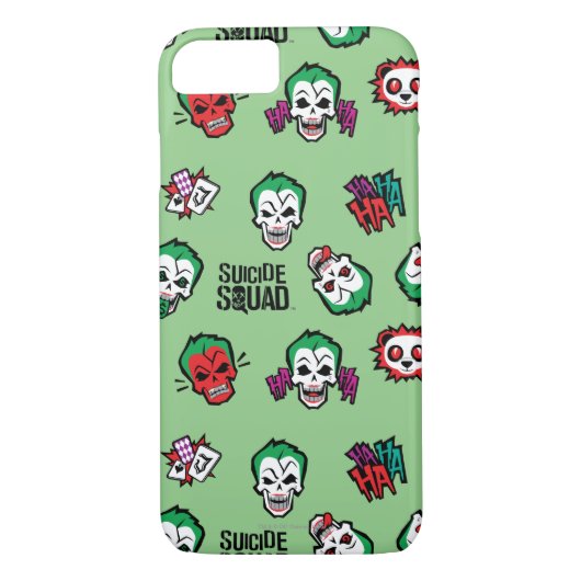Suicide Squad | Joker Emoji Pattern Case-Mate iPhone Case (Achterkant)