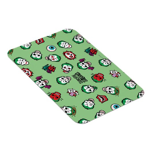 Suicide Squad | Joker Emoji Pattern Magneet (Rechterzijde)
