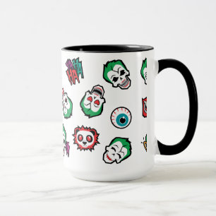 Suicide Squad Joker Emoji Pattern Mok