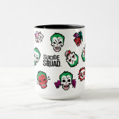 Suicide Squad | Joker Emoji Pattern Mok (Midden)