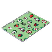 Suicide Squad | Joker Emoji Pattern Notitieboek (Linkerzijde)