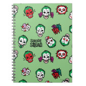 Suicide Squad | Joker Emoji Pattern Notitieboek (Voorkant)