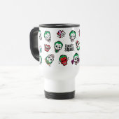 Suicide Squad | Joker Emoji Pattern Reisbeker (Voorkant links)