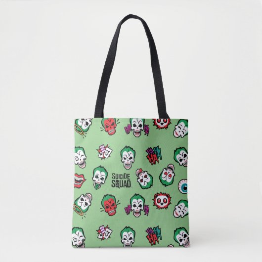 Suicide Squad | Joker Emoji Pattern Tote Bag (Voorkant)