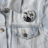 Suicide Squad | Joker & Harley Airbrush Tattoo Ronde Button 5,7 Cm (In situ)