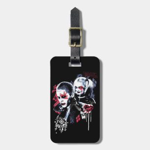 Suicide Squad   Joker & Harley Painted Graffiti Bagagelabel