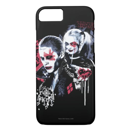 Suicide Squad | Joker & Harley Painted Graffiti Case-Mate iPhone Case (Achterkant)