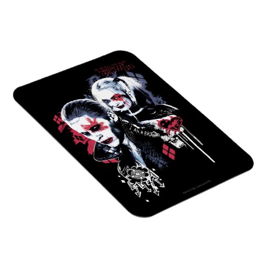 Suicide Squad | Joker & Harley Painted Graffiti Magneet (Rechterzijde)