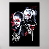 Suicide Squad | Joker & Harley Painted Graffiti Poster (Voorkant)