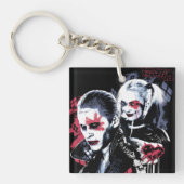 Suicide Squad | Joker & Harley Painted Graffiti Sleutelhanger (Voorkant)