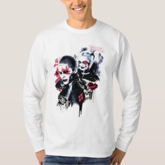 Suicide Squad | Joker & Harley Painted Graffiti T-shirt