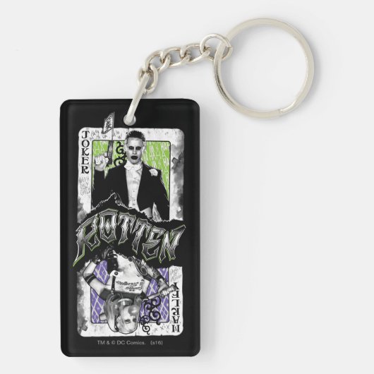Suicide Squad | Joker & Harley Rotten Sleutelhanger (achterkant)