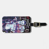 Suicide Squad | Joker & Harley Typografie Foto Bagagelabel (Voorkant horizontaal)