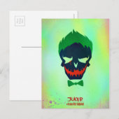 Suicide Squad | Joker Head-pictogram Briefkaart (Voorkant / Achterkant)